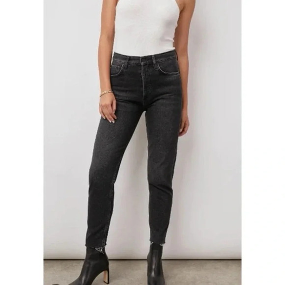 Rails The Melrose Classic Slim Jeans Black 16601 - Picture 2 of 16